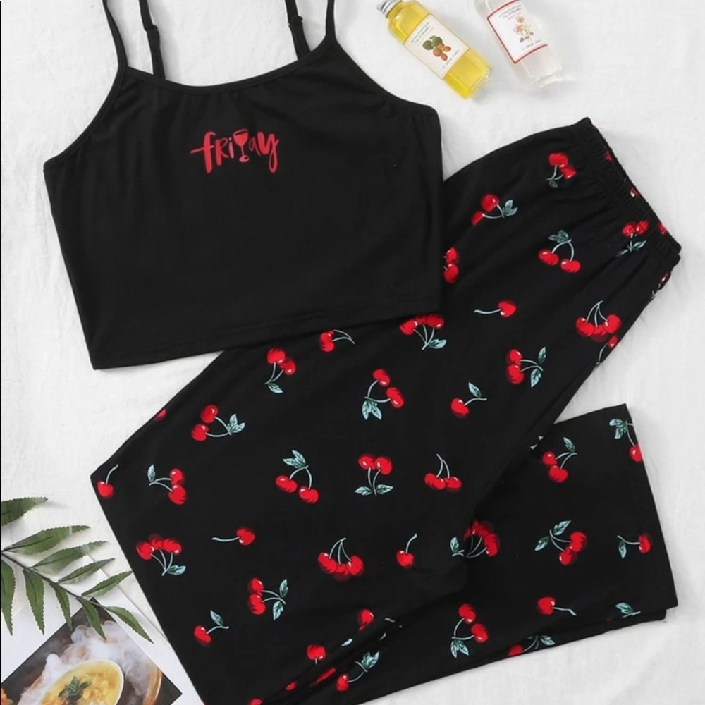Cherry pajama set